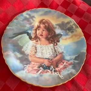 Angel of Sharing decorative plate numbered